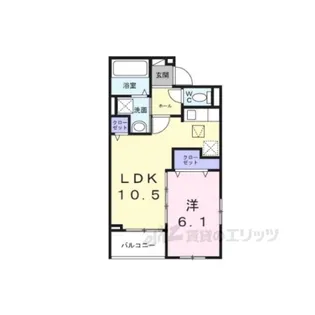 アルストロメリア5【1階】の間取り