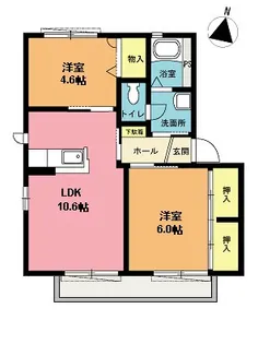SHMライフステージ A【1階】の間取り