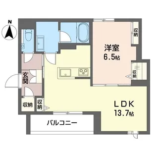ホシノハウスII【3階】の間取り