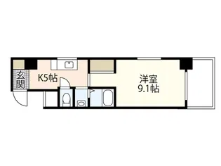 第3イワヒロビル【7階】の間取り