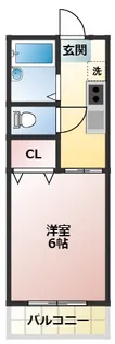 コーポオカダI【2階】の間取り