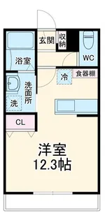 ベルクレスト大岩 参番館【2階】の間取り