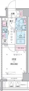 GENOVIA横浜関内skygarden【4階】の間取り