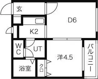 アレックス文京台【1階】の間取り