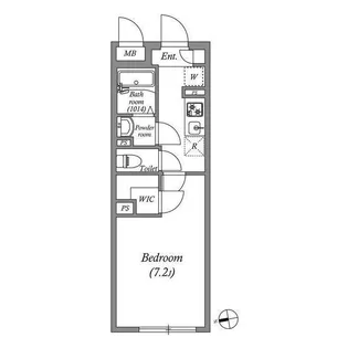 SOLASIA residence荻窪II【1階】の間取り