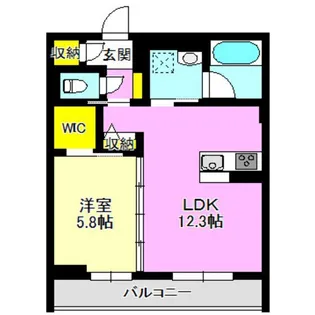シャーメゾン表町【3階】の間取り