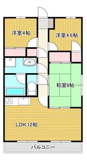 メゾン東本町【2階】の間取り