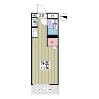 ジョイフル大和南【3階】の間取り