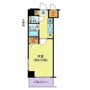ヴェルト日本橋3【5階】の間取り