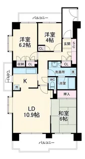 大宮大門パーク・ホームズ【11階】の間取り