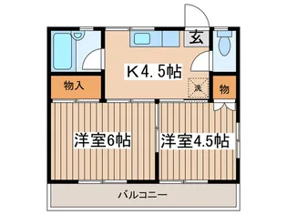 ハイム青木【2階】の間取り