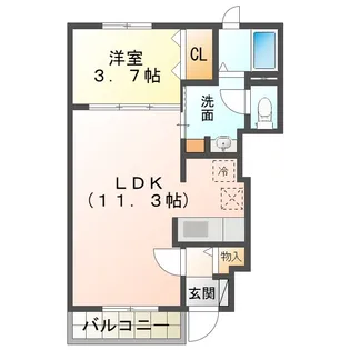 M&M【1階】の間取り