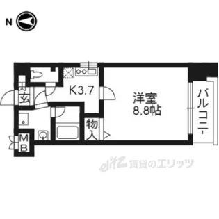 プラネシア星の子京都御所【5階】の間取り
