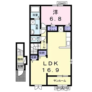 G・セレッソ I【2階】の間取り