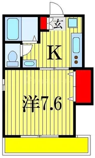 エスカーラ真間【2階】の間取り