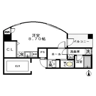 コンフェリーチェ【6階】の間取り