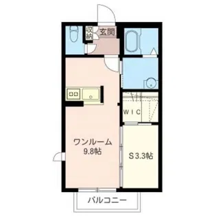 ル・トレフル【1階】の間取り