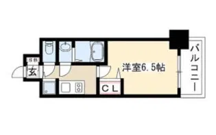 プレサンス丸の内レジデンス【6階】の間取り