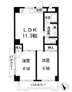 神奈川県横浜市西区岡野2【マンション】の間取り
