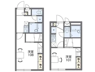 ディアコート【1階】の間取り