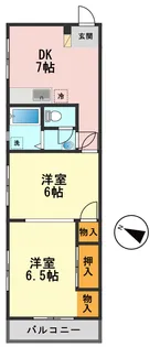杉浦マンション【3階】の間取り