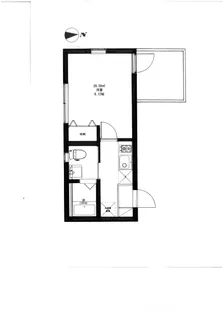 TK-CUBE六町【3階】の間取り