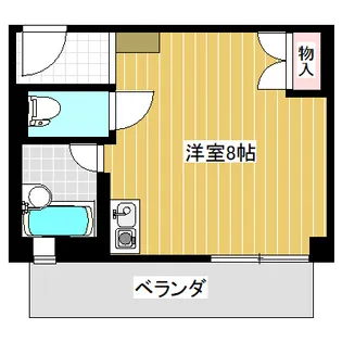 アムール奥井【2階】の間取り