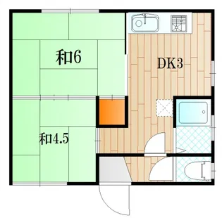 山口県下関市生野町2【一戸建】の間取り