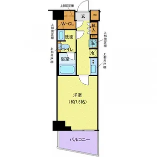 ディアレイシャス落合南長崎【7階】の間取り