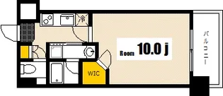 エイトバレー広島駅前スタジアムサイド【10階】の間取り