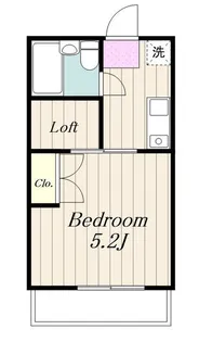 ジュネパレス座間12【2階】の間取り