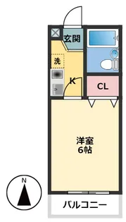 マリンヒルズ【1階】の間取り