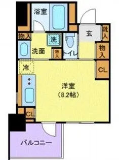 CITY SPIRE芝公園【10階】の間取り