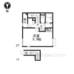 レオネクストブロッサム【2階】の間取り