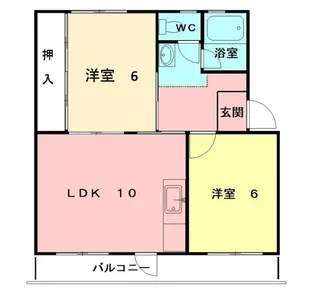 グリーンハイツ【1階】の間取り
