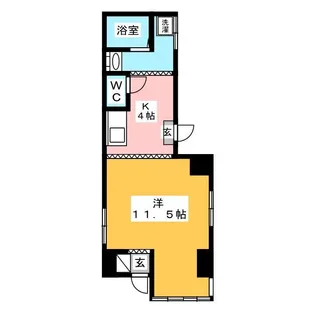 時岡ビル【2階】の間取り