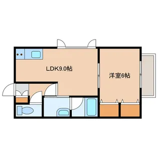 ニートハウスC【2階】の間取り