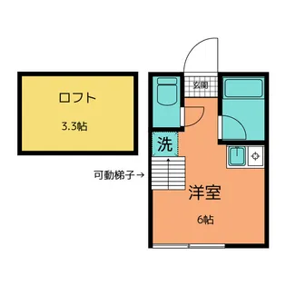 ユナイト塩浜アバディーンの杜【2階】の間取り