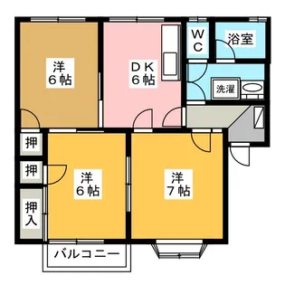 メゾン・ド・アプリコット【2階】の間取り