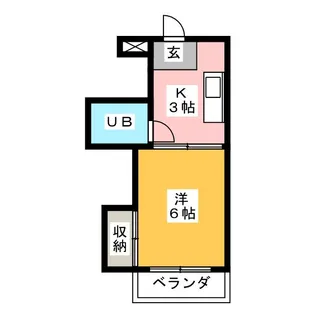 牛立コーポ【2階】の間取り