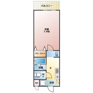 三記マンション弐号館【4階】の間取り