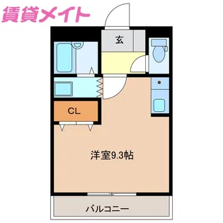 エルガーデン【2階】の間取り