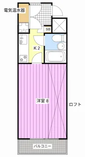 マンションステップ【4階】の間取り