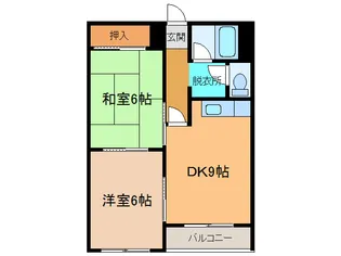 ニューサンハイツ【3階】の間取り