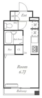 フレンズモール【7階】の間取り
