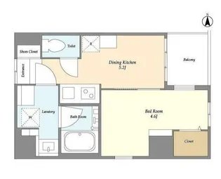東京都北区王子3【マンション】の間取り