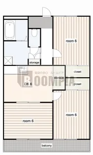 エスポワール村木 C棟【2階】の間取り