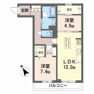 ユノス フォリウム【1階】の間取り