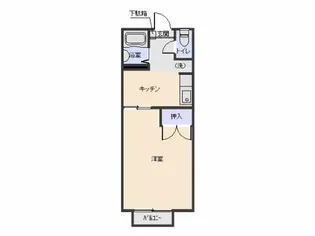モンベールいずみ【1階】の間取り