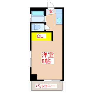 井上コーポ【3階】の間取り